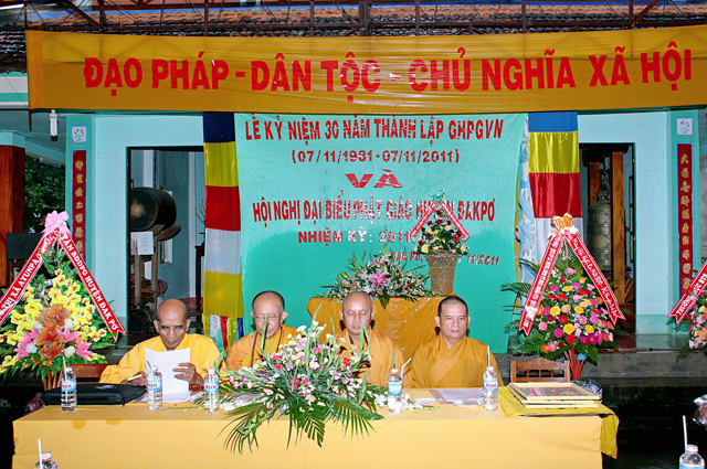Gia Lai: Phật Giáo Huyện Đăkpơ Lễ Kỷ Niệm 30 Năm Thành Lâp G.H.P.G.V.N Hội Nghị Đại Biểu Phật Giáo Huyện Đăkpơ Nhiệm Kỳ II