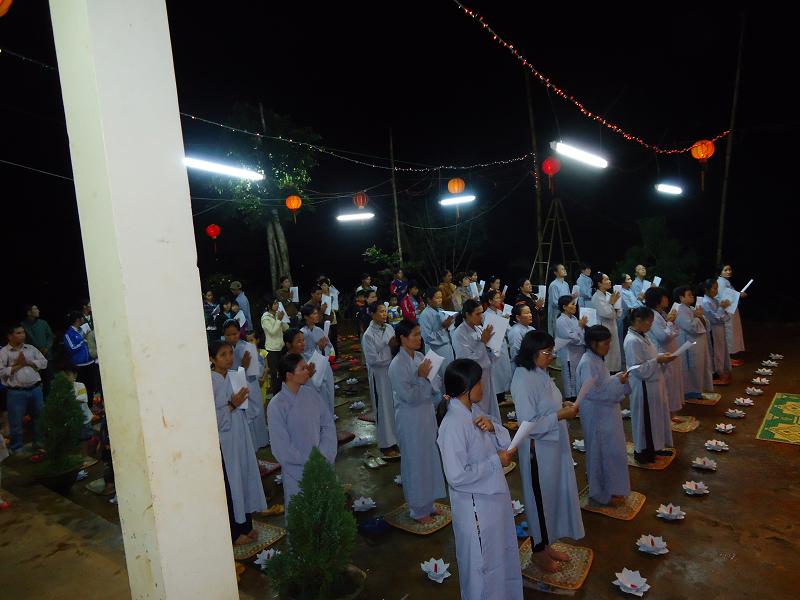 Đăk Nông: Lễ hội hoa đăng vía Đức Quán Thế Âm tại chùa Phước Điền