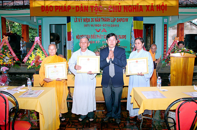 Gia Lai: Phật Giáo Huyện Đăkpơ Lễ Kỷ Niệm 30 Năm Thành Lâp G.H.P.G.V.N Hội Nghị Đại Biểu Phật Giáo Huyện Đăkpơ Nhiệm Kỳ II