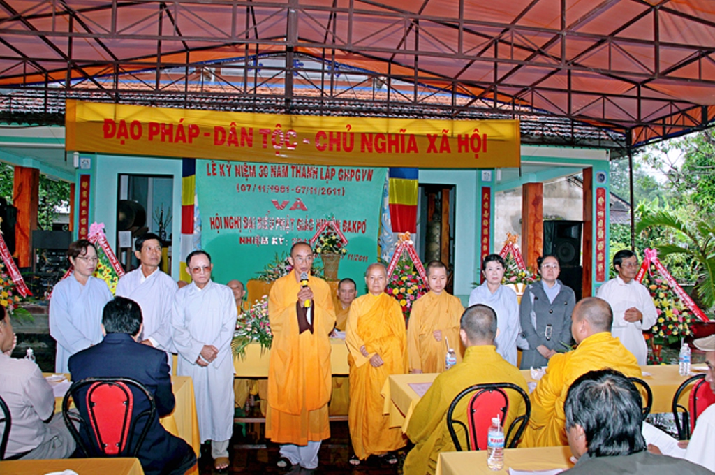 Gia Lai: Phật Giáo Huyện Đăkpơ Lễ Kỷ Niệm 30 Năm Thành Lâp G.H.P.G.V.N Hội Nghị Đại Biểu Phật Giáo Huyện Đăkpơ Nhiệm Kỳ II