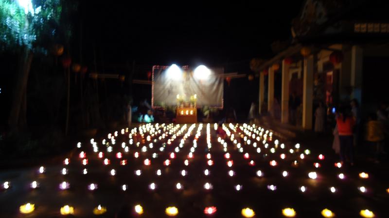 Đăk Nông: Lễ hội hoa đăng vía Đức Quán Thế Âm tại chùa Phước Điền