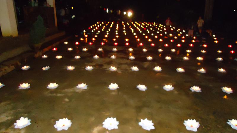 Đăk Nông: Lễ hội hoa đăng vía Đức Quán Thế Âm tại chùa Phước Điền