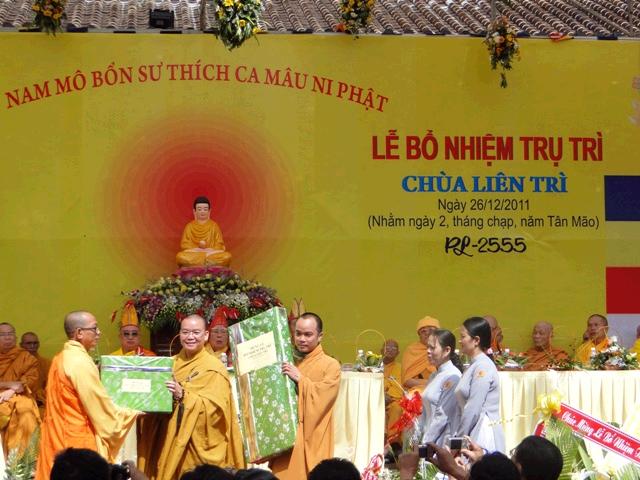 Đak Lăk:Chùa Liên Trì: Làm Lễ Bổ Nhiệm Trụ Trì
