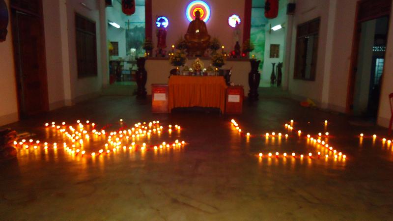 Đăk Nông: Lễ hội hoa đăng vía Đức Quán Thế Âm tại chùa Phước Điền