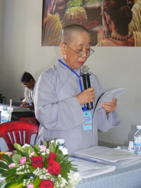 Họp mặt tổng kết công tác Phật sự 2011 - Phân ban Đặc trách Ni giới Trung ương