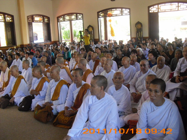 Chùm ảnh: Lễ dâng y Kathina tại Xá Lợi Phật Đài - Q9