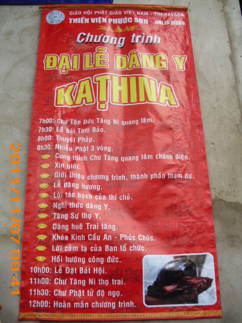 Đại Lễ Dâng Y Kathina tại Thiền Viện Phước Sơn, Đồng Nai