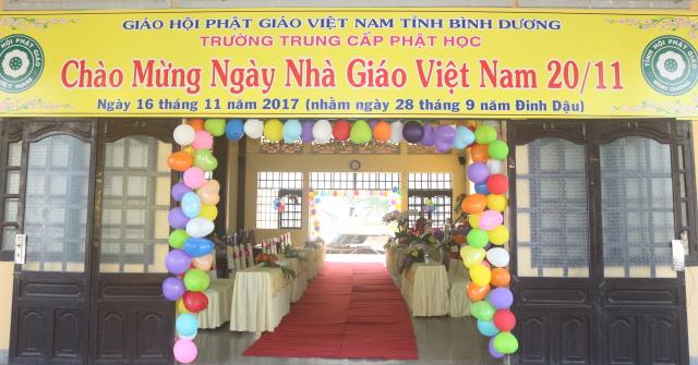 Bình Dương: Trường Trung cấp Phật học tổ chức lễ Nhà giáo Việt Nam 20 – 11