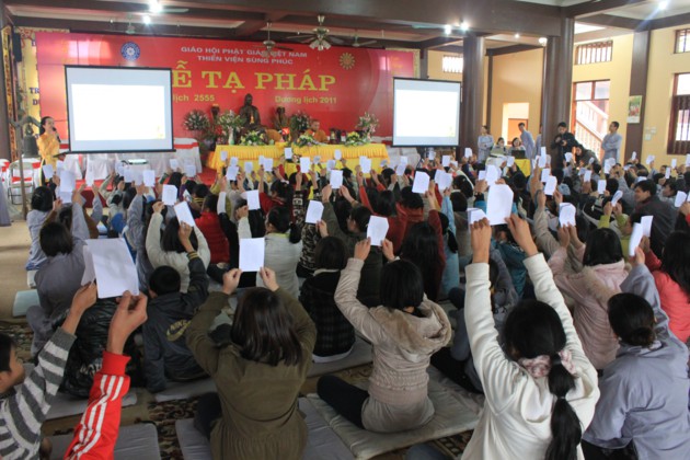 Đoàn TTN PT Trần Thái Tông: Chương trình Thỉnh pháp ngân chuông: Dưới cội Bồ Đề