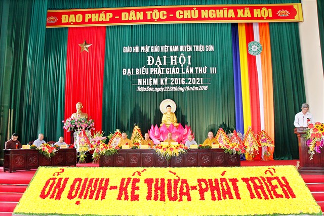 Triệu Sơn: Đại hội Đại biểu PG huyện lần III Nk (2016-2021)
