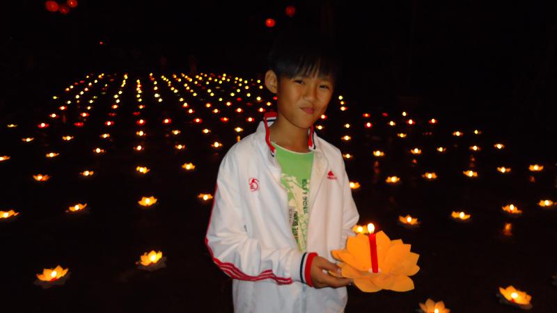 Đăk Nông: Lễ hội hoa đăng vía Đức Quán Thế Âm tại chùa Phước Điền