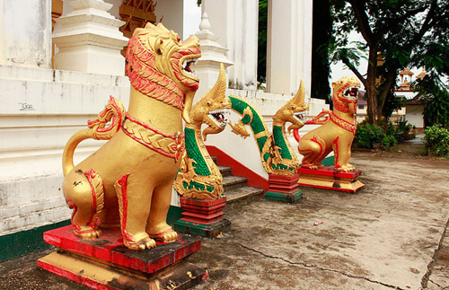 Sắc vàng tuyệt đẹp ở Pha That Luang