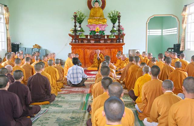 Gia Lai: Tịnh Xá Ngọc Túc Khóa Bồi Dưỡng Đạo Hạnh Dành Cho Sa Di-Sa Di Ni- Tập Sự Giáo Đoàn III Hệ Phái Khất Sĩ