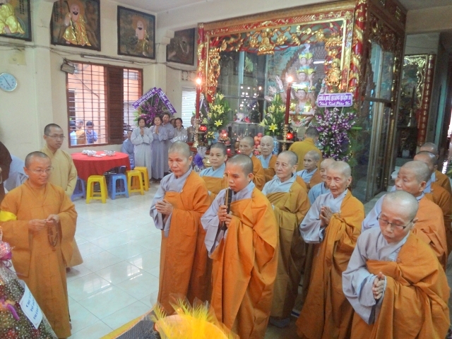 Chùm ảnh các phái đoàn phúng viếng tang lễ cố Sa Di Ni Thích Nữ Chơn Huyền, thân mẫu TT. Thích Nhật Từ