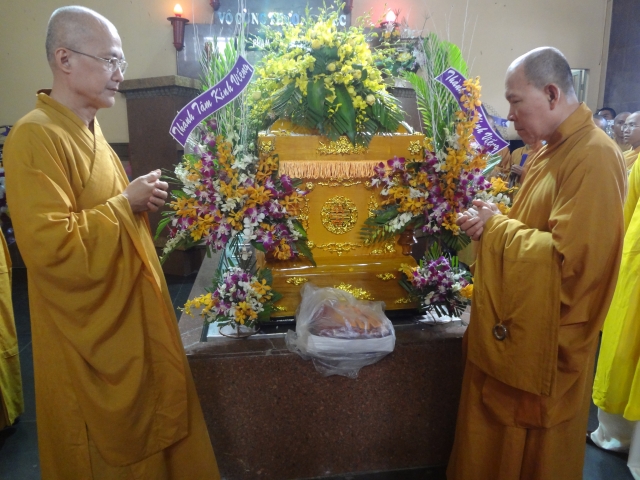 TP.HCM: Chùa Giác Ngộ di quan nhục thân cố Sa Di Ni Thích Nữ Chơn Huyền về nơi an nghĩ cuối cùng