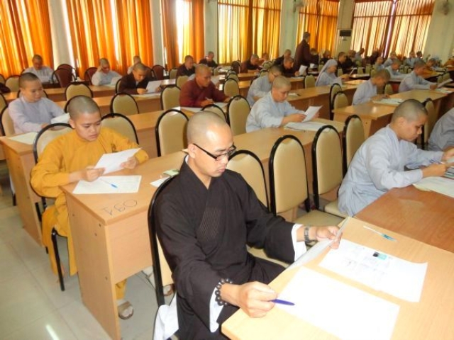 Học viên Phật Giáo Việt Nam tại Tp.HCM tổ chức Lễ khai mạc kỳ thi tuyển sinh Thạc sỹ Phật học năm 2012