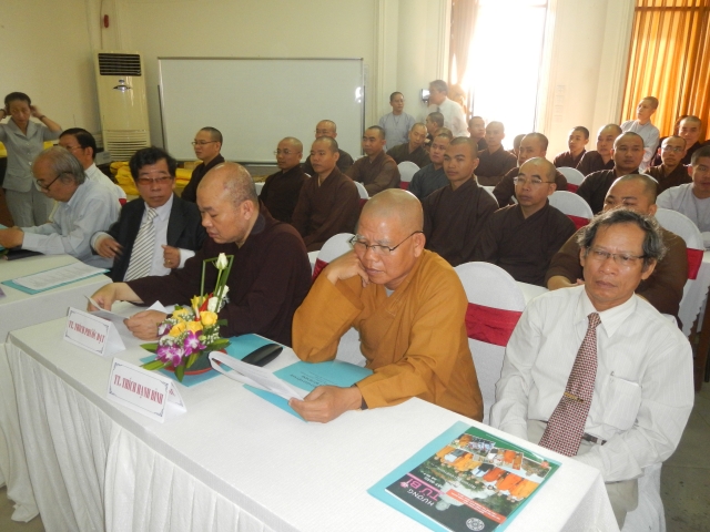 TP.HCM: Lễ khai giảng khóa cao học Phật học khóa I  (2012 – 2014) ở Học viện Phật giáo Việt Nam tại TP.HCM