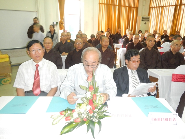 TP.HCM: Lễ khai giảng khóa cao học Phật học khóa I  (2012 – 2014) ở Học viện Phật giáo Việt Nam tại TP.HCM