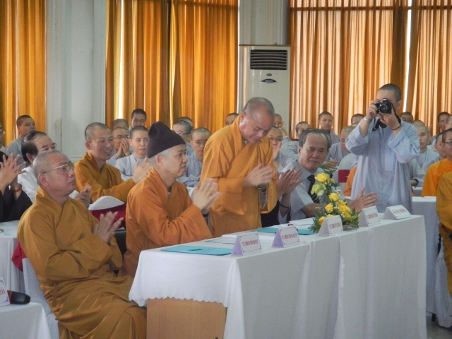 TP.HCM: Lễ khai giảng khóa cao học Phật học khóa I  (2012 – 2014) ở Học viện Phật giáo Việt Nam tại TP.HCM