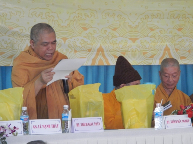 TP.HCM: Lễ khai giảng khóa cao học Phật học khóa I  (2012 – 2014) ở Học viện Phật giáo Việt Nam tại TP.HCM
