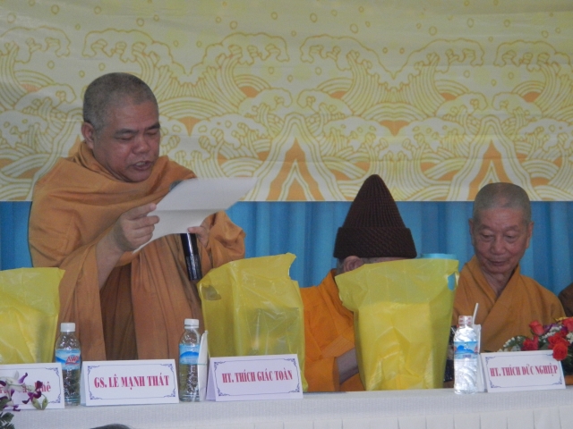 TP.HCM: Lễ khai giảng khóa cao học Phật học khóa I  (2012 – 2014) ở Học viện Phật giáo Việt Nam tại TP.HCM