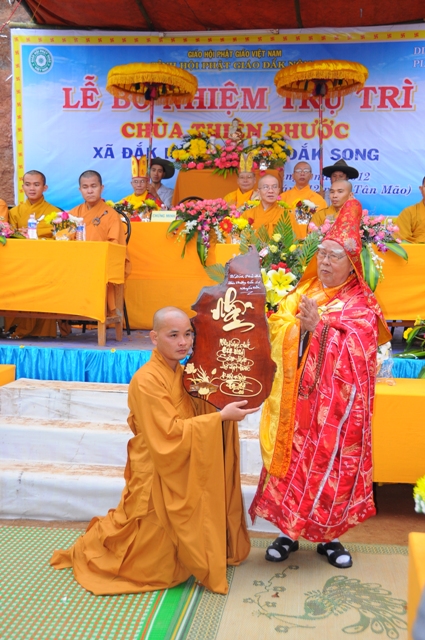 Đăk Nông: Lễ bổ nhiệm Trụ trì chùa Thiên Phước