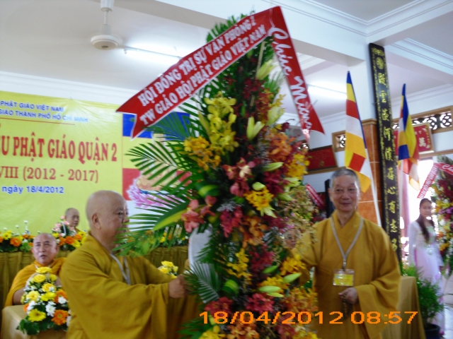 TP. HCM: Đại hội Đại biểu Phật giáo Q2 nhiệm kỳ VIII (2012 - 2017)