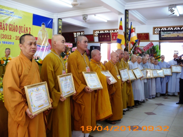 TP. HCM: Đại hội Đại biểu Phật giáo Q2 nhiệm kỳ VIII (2012 - 2017)