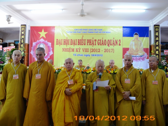TP. HCM: Đại hội Đại biểu Phật giáo Q2 nhiệm kỳ VIII (2012 - 2017)