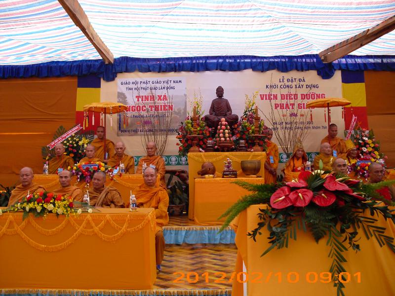 Đà Lạt: Lễ đặt đá xây dựng viện điều dưỡng Phật giáo