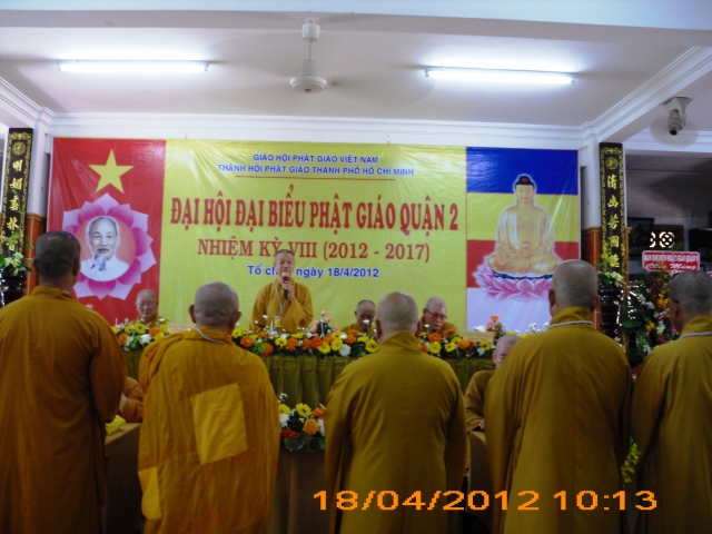 TP. HCM: Đại hội Đại biểu Phật giáo Q2 nhiệm kỳ VIII (2012 - 2017)