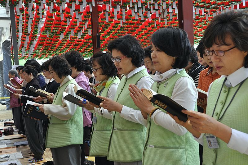 Hình ảnh Giới đàn truyền Bồ tát giới tại Tổ đình Phụng Ân, Hàn Quốc