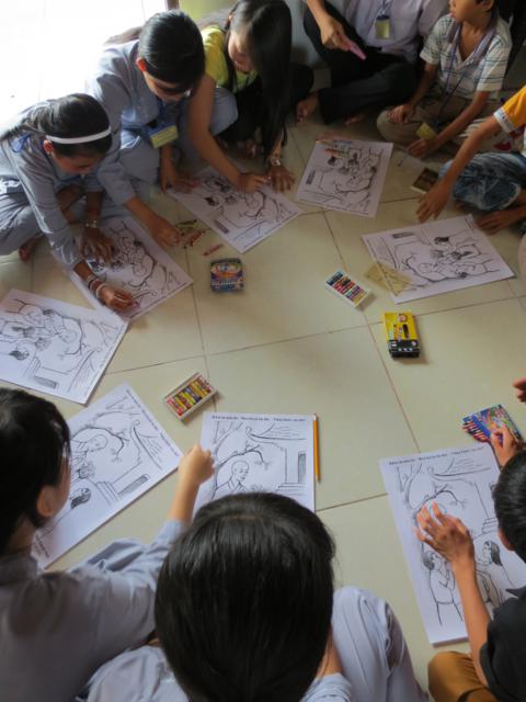 Cần Giuộc: Không khí rộn ràng khóa tu mùa hè lần thức nhất, chủ đề “Rèn luyện tài đức – Vững bước vào đời”