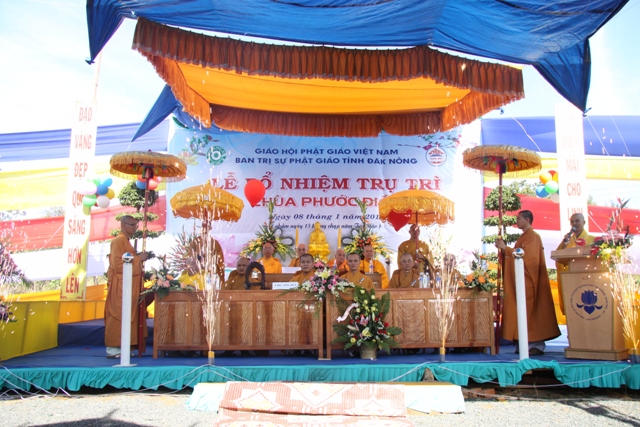 Đăk Nông: Lễ bổ nhiệm trụ trì chùa Phước Điền