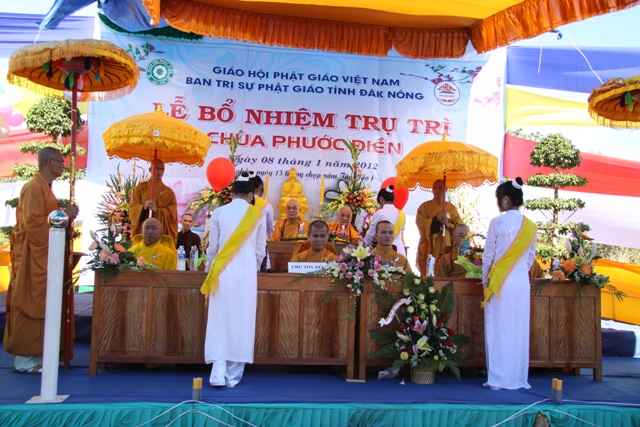 Đăk Nông: Lễ bổ nhiệm trụ trì chùa Phước Điền