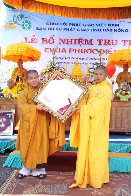 Đăk Nông: Lễ bổ nhiệm trụ trì chùa Phước Điền