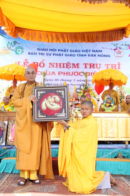 Đăk Nông: Lễ bổ nhiệm trụ trì chùa Phước Điền