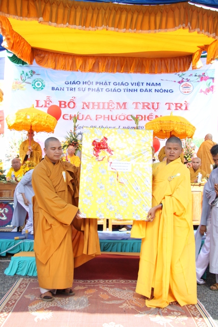 Đăk Nông: Lễ bổ nhiệm trụ trì chùa Phước Điền