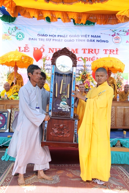 Đăk Nông: Lễ bổ nhiệm trụ trì chùa Phước Điền