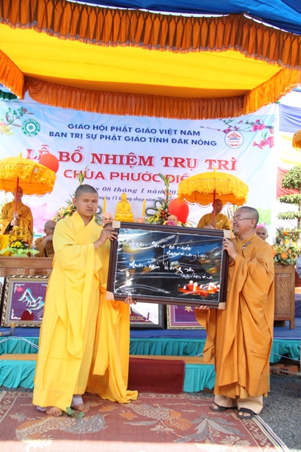 Đăk Nông: Lễ bổ nhiệm trụ trì chùa Phước Điền