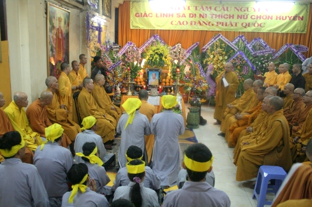 TP.HCM: Chùa Giác Ngộ di quan nhục thân cố Sa Di Ni Thích Nữ Chơn Huyền về nơi an nghĩ cuối cùng