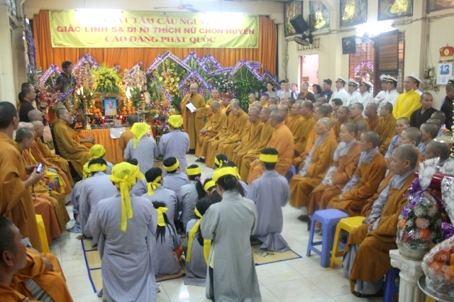 TP.HCM: Chùa Giác Ngộ di quan nhục thân cố Sa Di Ni Thích Nữ Chơn Huyền về nơi an nghĩ cuối cùng