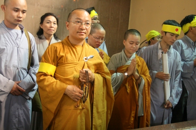 TP.HCM: Chùa Giác Ngộ di quan nhục thân cố Sa Di Ni Thích Nữ Chơn Huyền về nơi an nghĩ cuối cùng