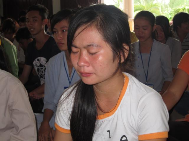 Cần Giuộc: Chia tay quyến luyến khóa tu mùa hè tại chùa Khánh Ninh