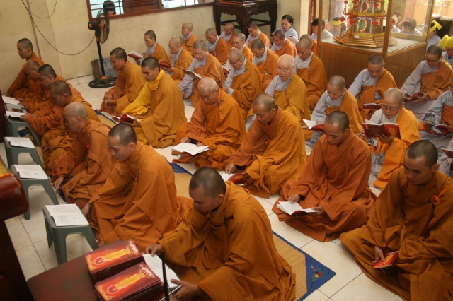 Chùm ảnh: Lễ Chung thất trai tuần cố Sa-di-ni Thích Nữ Chơn Huyền