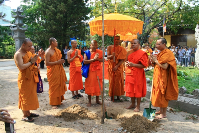 TP. HCM: Lễ động thổ xây dựng chánh điện Chùa Phật Bảo
