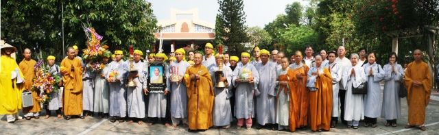 TP.HCM: Chùa Giác Ngộ di quan nhục thân cố Sa Di Ni Thích Nữ Chơn Huyền về nơi an nghĩ cuối cùng