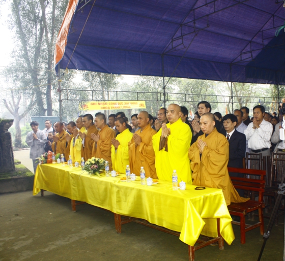 Hà Tĩnh: Lễ Động thổ xây dựng ngôi cổ tự Thanh Lương