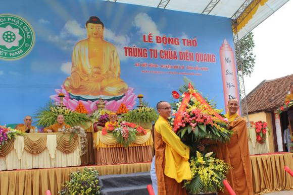 Bắc Ninh: Động thổ trùng tu xây dựng chùa Diên Quang