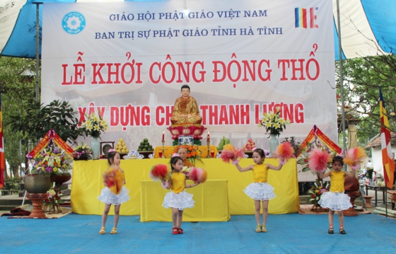 Hà Tĩnh: Lễ Động thổ xây dựng ngôi cổ tự Thanh Lương